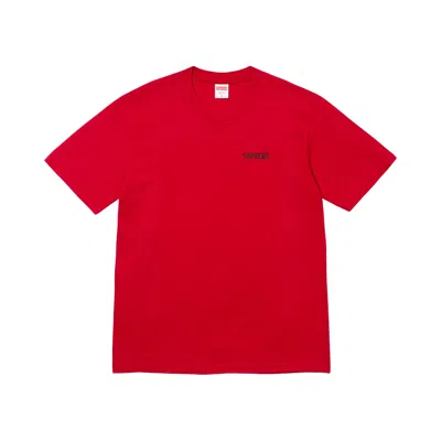 Pre-owned Supreme X Dash Snow Tee 'red' | Men's Size Xxl