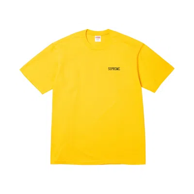 Pre-owned Supreme X Dash Snow Tee 'yellow' | Men's Size S