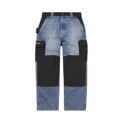 Pre-owned Supreme X Dickies Cordura Cargo Pant 'denim' | Blue | Men's Size 34