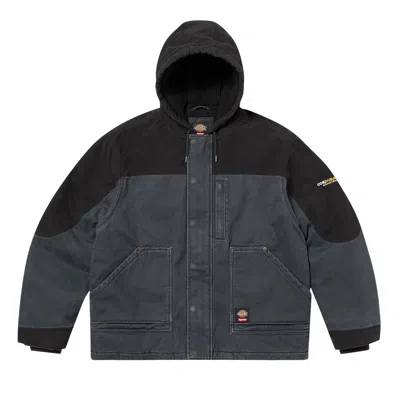 Pre-owned Supreme X Dickies Cordura Hooded Work Jacket 'black' | Men's Size Xl