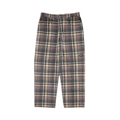 Pre-owned Supreme X Dickies Double Knee Baggy Jean 'black Plaid'