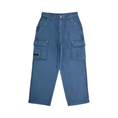 Pre-owned Supreme X Dickies Flannel Lined Cargo Pant 'light Blue'