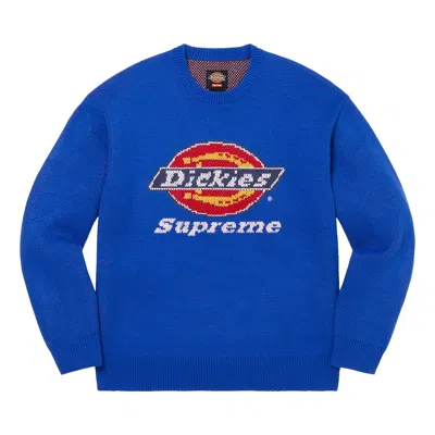 Pre-owned Supreme X Dickies Sweater 'royal' | Blue | Men's Size M