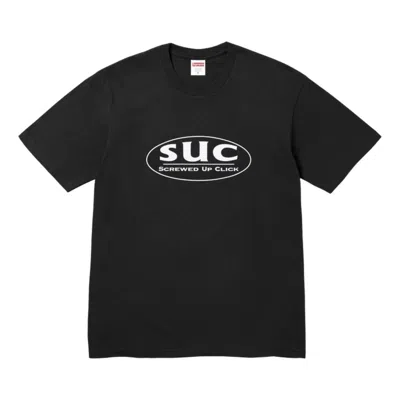 Supreme X Dj Screw Suc Round-neck T-shirt In Black