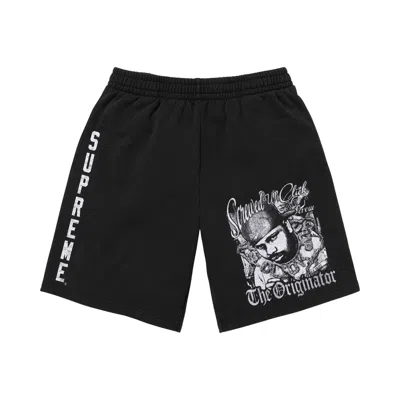 Pre-owned Supreme X Dj Screw Sweatshort 'black' | Men's Size L