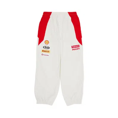Pre-owned Supreme X Ducati Track Pant 'light Grey'