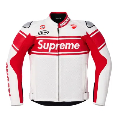 Pre-owned Supreme X Ducati X Dainese Racing Jacket 'red' | Men's Size L