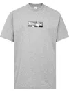Supreme X Emilio Pucci Box Logo T-shirt In Grey