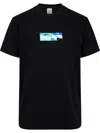 Supreme X Emilio Pucci Box Logo T-shirt In Schwarz