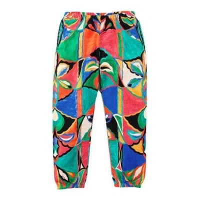 Supreme X Emilio Pucci Sweatpants 'multi-color' In White