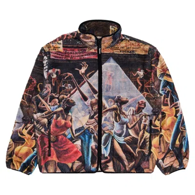 Pre-owned Supreme X Ernie Barnes Fleece Jacket 'multicolor' | Multi-color | Men's Size L