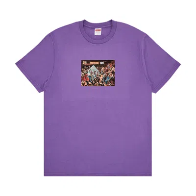 Pre-owned Supreme X Ernie Barnes Tee 'purple' | Men's Size S