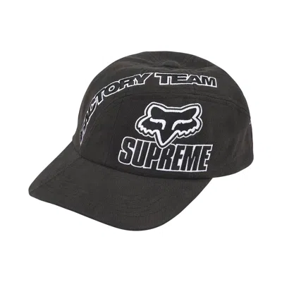 Pre-owned Supreme X Fox Racing 6-panel 'black' | Men's Size Onesize