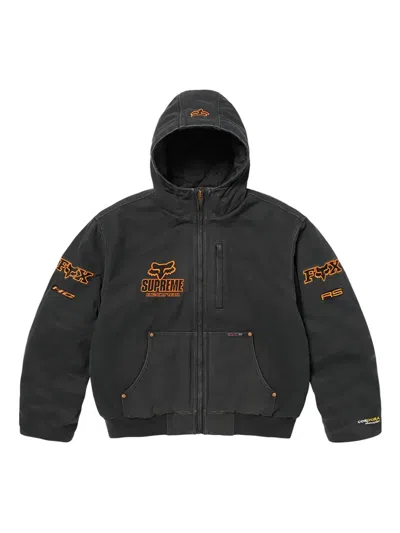Supreme X Fox Racing® Hoodie In Gray
