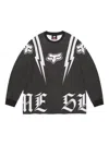 Supreme X Fox Racing® Long-sleeve T-shirt In Black