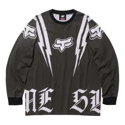 SUPREME SUPREME X FOX RACING LONG-SLEEVE T-SHIRT 'BLACK'