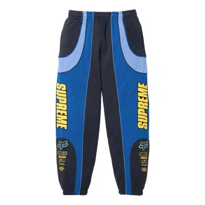 Supreme X Fox Racing Sweatpant 'navy' In Blue
