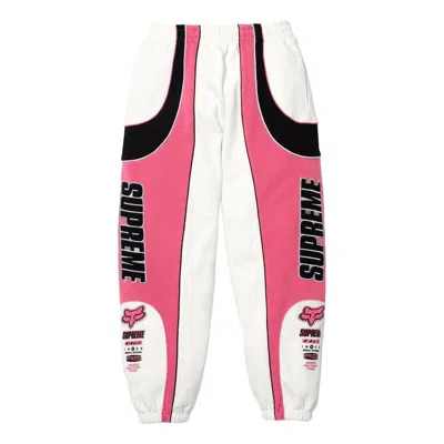 Supreme X Fox Racing® Logo-detailed Track Pants In White
