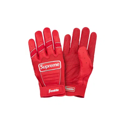 Pre-owned Supreme X Franklin Cfx Pro Batting Gloves 'red'