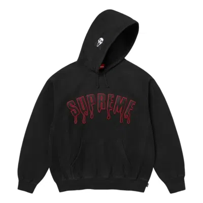 Supreme X Ghostface Ss26 Arc Hooded Sweatshirt 'black'