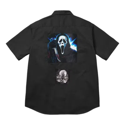 Supreme X Ghostface Ss26 S/s Work Shirt 'black'
