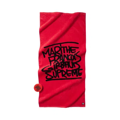 Pre-owned Supreme X Girbaud Towel 'red' | Men's Size Onesize