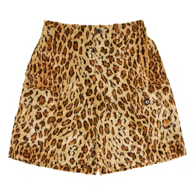 Pre-owned Supreme X Goodenough Crushed Rayon Pile Cargo Short 'leopard' | Multi-color | Men's Size 32