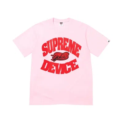 Pre-owned Supreme X Goodenough Device Tee 'light Pink' | Men's Size Xxl