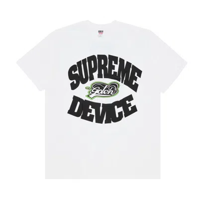 Pre-owned Supreme X Goodenough Device Tee 'white' | Men's Size Xxl