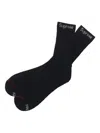 Supreme X Hanes Crew Socks (pack Of Four) In Black