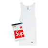 Supreme X Hanes Tagless Tank Tops (3 Pack) 'white'