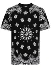 Supreme X Hanes Two-pack Bandana-print T-shirts In Black