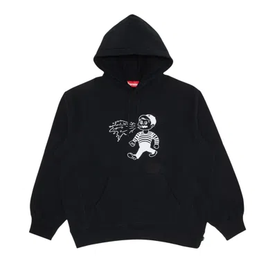 Pre-owned Supreme X Homerun Hooded Sweatshirt 'black' | Men's Size Xl