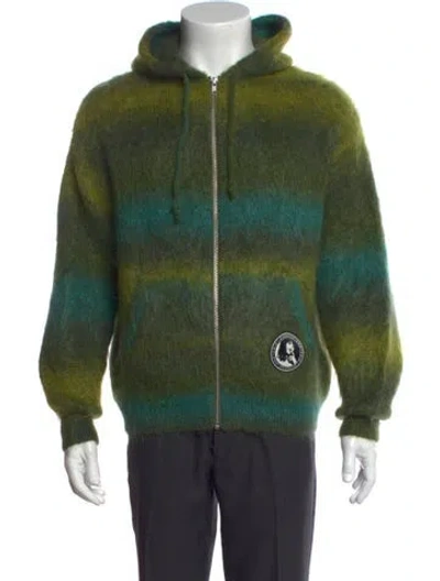 Pre-owned Supreme X Hysteric Glamour 2024 Striped Cardigan In Green