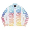 Supreme X Hysteric Glamour Snake Denim Trucker Jacket 'white Blue Pink Yellow' In Multi