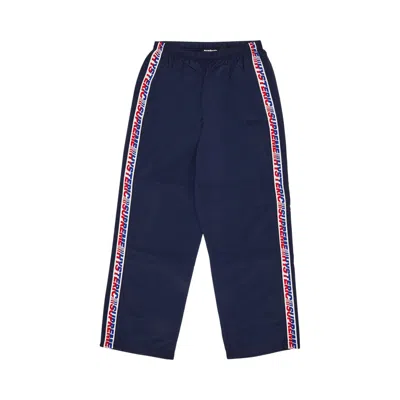 Pre-owned Supreme X Hysteric Glamour Track Pant 'navy'