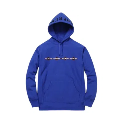 Pre-owned Supreme X Independent Hooded Sweatshirt 'royal' | Blue | Men's Size Xl