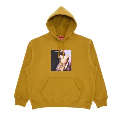 Pre-owned Supreme X Jane's Addiction Hooded Sweatshirt 'dark Mustard' | Yellow | Men's Size M