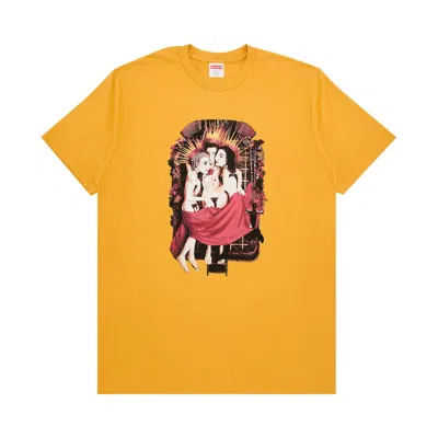 Pre-owned Supreme X Jane's Addiction Ritual Tee 'mustard' | Yellow | Men's Size L