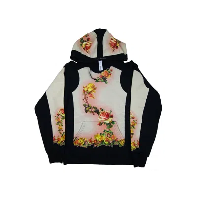 Pre-owned Supreme X Jean Paul Gaultier Floral Hoodie In Black