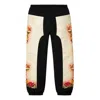 Supreme X Jean Paul Gaultier Floral Print Sweatpants 'white Black Yellow'
