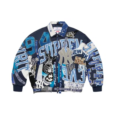 Pre-owned Supreme X Jeff Hamilton New York Yankees Varsity Jacket 'multicolor' | Multi-color | Men's Size M