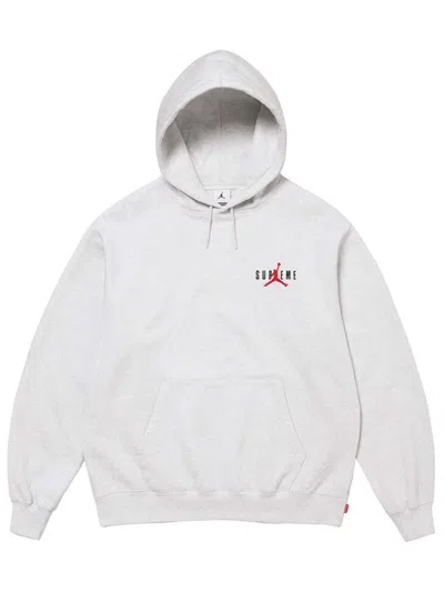 Supreme X Jordan Hoodie In White