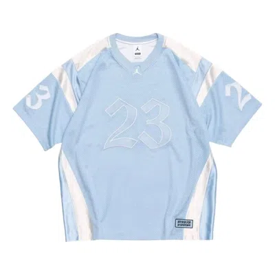 Supreme X Jordan Warm Up Mesh Jersey In Blue