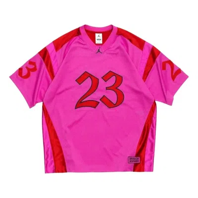 Supreme Jordan Warm Up T-shirt In Pink