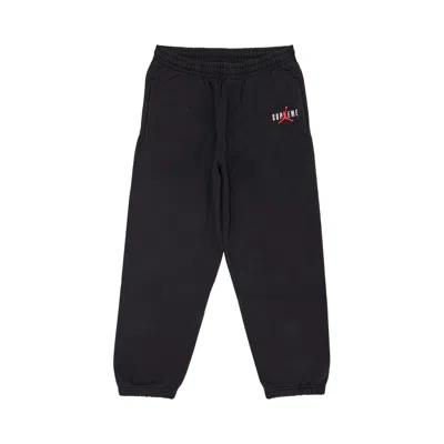 Pre-owned Supreme X Jordan Sweatpant 'black'