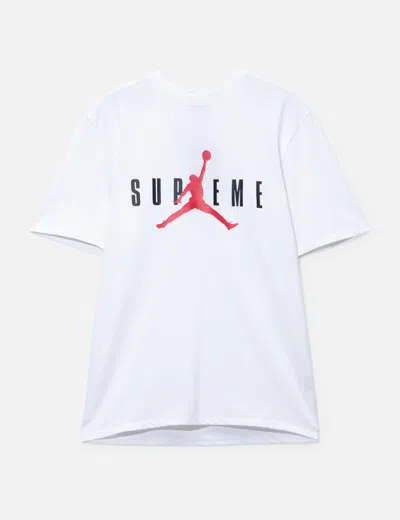 Supreme X Jordan Tee In White