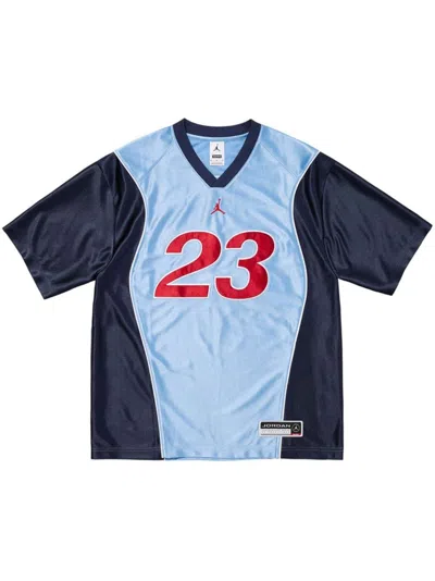 Supreme X Jordan Warm Up Jersey In Blue
