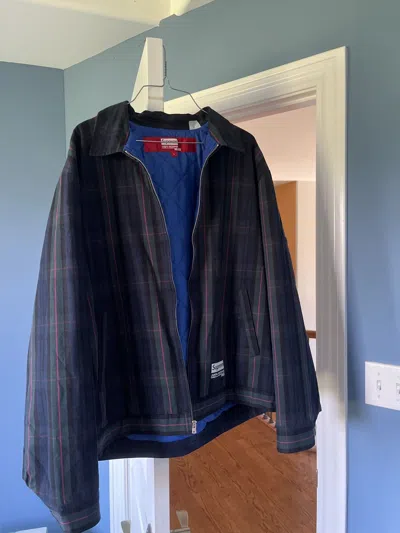 Pre-owned Supreme X Junya Watanabe Comme De Garçon Plaid Work Jacket