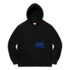 Supreme X Junya Watanabe Logo-print Hoodie In Black
